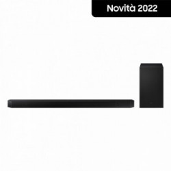 Samsung Soundbar HW-Q700B/ZF con subwoofer 3.1.2 canali 320W 2022, audio 3D wireless ottimizzato, effetto cinema surround