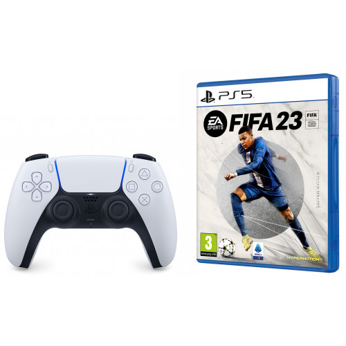 Sony DualSense + FIFA 23 Nero, Bianco Bluetooth...