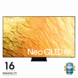 Samsung QE85QN800B Smart TV 85" Neo QLED 8K UHD, Mini Led Quantum Matrix PRO, Stainless
