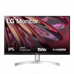 LG 24MK600M-W Monitor Full HD 24" IPS 75Hz Silver