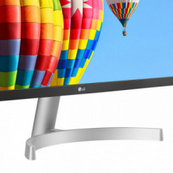 LG 24MK600M-W Monitor Full HD 24" IPS 75Hz Silver