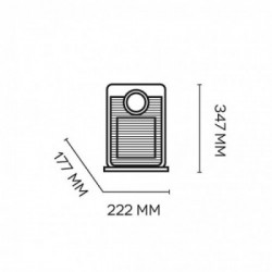 Argo Beat Ice - Termoventilatore Ceramico, 2000 W