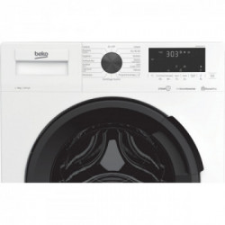 Beko WUX81436AI-IT - Lavatrice a Carica Frontale a Vapore, 8 Kg, 1400 Giri, Motore Inverter, WiFi, Classe C