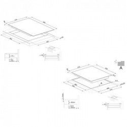Smeg SI2M7953D - Piano Cottura Induzione, Universal, 90 cm, Nero, Incasso Semifilo/Filotop 