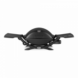 Weber Q 2200 Black - Barbecue da Tavolo a Gas, 1 Bruciatore, Modello 54010029, Nero