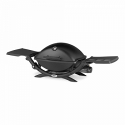 Weber Q 2200 Black - Barbecue da Tavolo a Gas, 1 Bruciatore, Modello 54010029, Nero