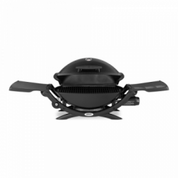 Weber Q 2200 Black - Barbecue da Tavolo a Gas, 1 Bruciatore, Modello 54010029, Nero