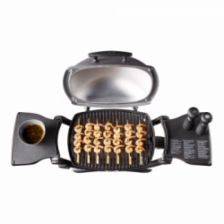 Weber Q 2200 Black - Barbecue da Tavolo a Gas, 1 Bruciatore, Modello 54010029, Nero