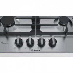 Bosch PCH6A5B90 - Piano Cottura a Gas, Serie 6, 4 Fuochi, 60 cm, Inox