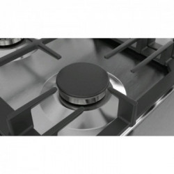 Bosch PCH6A5B90 - Piano Cottura a Gas, Serie 6, 4 Fuochi, 60 cm, Inox