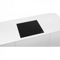 Bosch PKF611BB2E - Piano Cottura Elettrico in Vetroceramica, Serie 4, 4 Zone, 60 cm