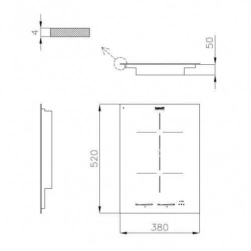 Foster 7341 255 - Piano Cottura a Induzione...