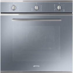 Smeg SF64M3TVS - Forno Termoventilato, 60 cm, Silver Glass, Vapor Clean, A 