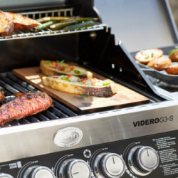 Rösle 25167 - Tavoletta Aromatica in Legno di Ontano, 30x15 cm, 2 Pezzi