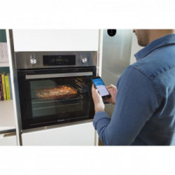 Candy FCP825XL E0/E - Forno Elettrico da Incasso, 70 Litri, Acciaio Inossidabile, Classe A+