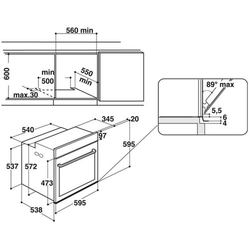 Whirlpool OAKZ9 6200 CS IX - Forno da Incasso...