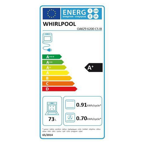 Whirlpool OAKZ9 6200 CS IX - Forno da Incasso...