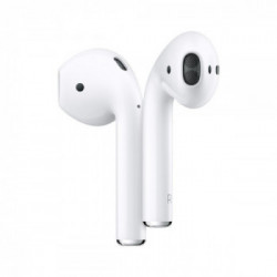 Apple AirPods 2 MV7N2 - Auricolari con Microfono, Bluetooth con custodia di ricarica Lightning (modello 2019)