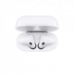 Apple AirPods 2 MV7N2 - Auricolari con Microfono, Bluetooth con custodia di ricarica Lightning (modello 2019)