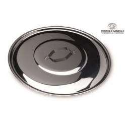 Pentole Agnelli 'Salsa Pomodoro', Coperchio pesante con ponticello in acciaio opaco Ø 40cm	