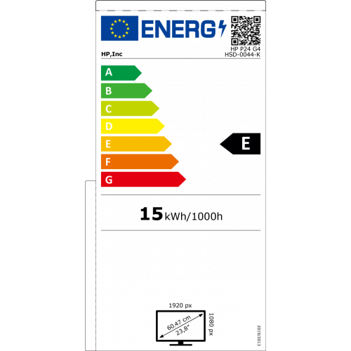 HP P24 G4 60,5 cm (23.8") 1920 x 1080 Pixel...