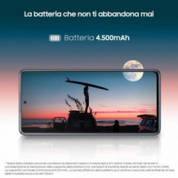 Samsung Galaxy S20 FE 4G, Processore Snapdragon 865, Display 6.5" Super AMOLED, 3 fotocamere posteriori, 128 GB Espandibili,