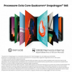 Samsung Galaxy S20 FE 4G, Processore Snapdragon 865, Display 6.5" Super AMOLED, 3 fotocamere posteriori, 128 GB Espandibili,