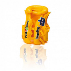 Intex Deluxe Swim Vest Pool School Step 2 Giallo Gilet da nuoto A fantasia
