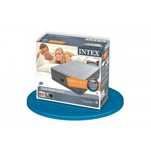 Intex 64414 materasso ad aria Grigio, Argento