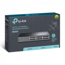 TP-LINK TL-SF1024D switch di rete Fast Ethernet (10/100) Nero