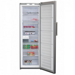 Beko RFNE312E43XN - Congelatore Verticale, Total NoFrost, 282 Litri, Classe E, 185 x 59.5 x 65.5 cm