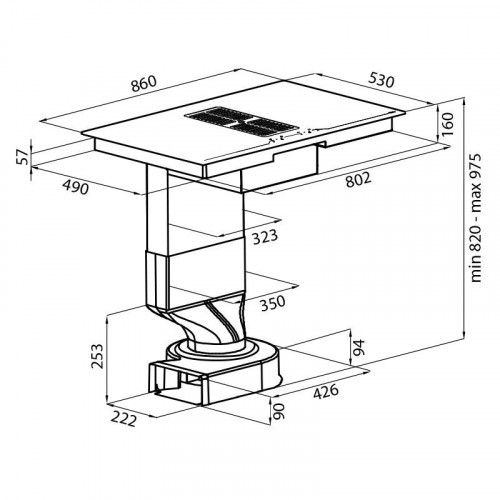 Foster 7391 245 - Piano Cottura a Induzione con...
