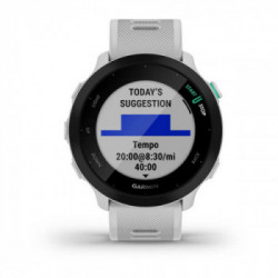 Garmin Forerunner 55 orologio sportivo Bluetooth 208 x 208 Pixel Nero, Bianco