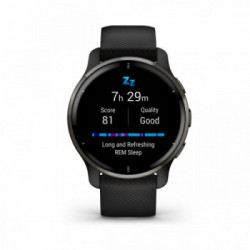 Garmin Venu 2 Plus GPS 3,3 cm (1.3") AMOLED 43 mm Nero GPS (satellitare)