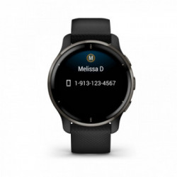 Garmin Venu 2 Plus GPS 3,3 cm (1.3") AMOLED 43 mm Nero GPS (satellitare)