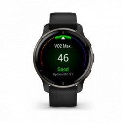 Garmin Venu 2 Plus GPS 3,3 cm (1.3") AMOLED 43 mm Nero GPS (satellitare)
