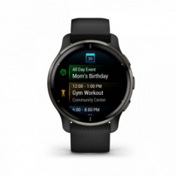 Garmin Venu 2 Plus GPS 3,3 cm (1.3") AMOLED 43 mm Nero GPS (satellitare)