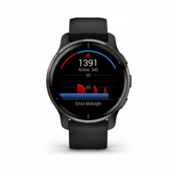 Garmin Venu 2 Plus GPS 3,3 cm (1.3") AMOLED 43 mm Nero GPS (satellitare)