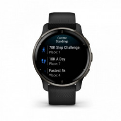 Garmin Venu 2 Plus GPS 3,3 cm (1.3") AMOLED 43 mm Nero GPS (satellitare)