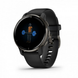 Garmin Venu 2 Plus GPS 3,3 cm (1.3") AMOLED 43 mm Nero GPS (satellitare)