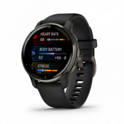 Garmin Venu 2 Plus GPS 3,3 cm (1.3") AMOLED 43 mm Nero GPS (satellitare)