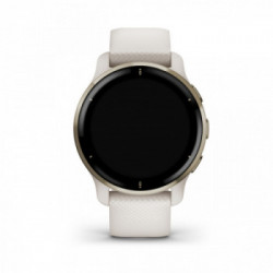 Garmin Venu 2 Plus GPS 3,3 cm (1.3") AMOLED 43 mm Oro, Avorio GPS (satellitare)