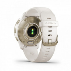 Garmin Venu 2 Plus GPS 3,3 cm (1.3") AMOLED 43 mm Oro, Avorio GPS (satellitare)