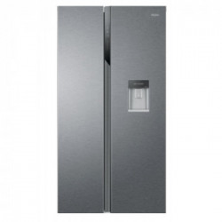 Haier SBS 90 Serie 3 HSR3918EWPG - Frigorifero Side-by-Side, 521 Litri, Classe E, 90.8 x 177.5 x 64.7 cm