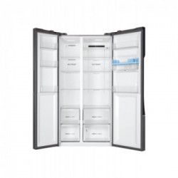 Haier SBS 90 Serie 3 HSR3918EWPG - Frigorifero Side-by-Side, 521 Litri, Classe E, 90.8 x 177.5 x 64.7 cm