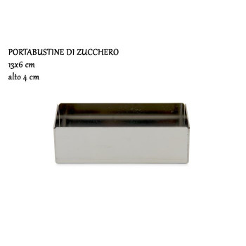PORTABUSTINE ZUCCHERO INOX RET