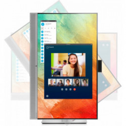 HP EliteDisplay E273m 68,6 cm (27") 1920 x 1080 Pixel Full HD LED Nero, Argento