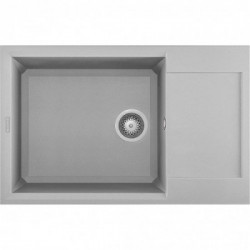 Elleci LMY31079 - Lavello easy 300, 79x50, 1VG, aluminium