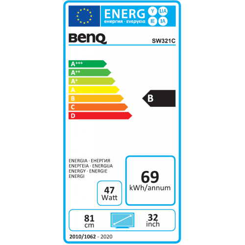 Benq SW321C 81,3 cm (32") 3840 x 2160 Pixel 4K...