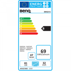 Benq SW321C 81,3 cm (32") 3840 x 2160 Pixel 4K Ultra HD LED Grigio
